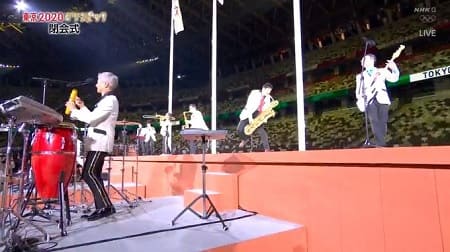 東京五輪閉会式に東京スカパラダイスオーケストラが登場