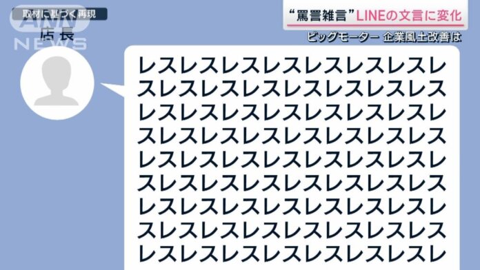 【恐怖】ビッグモーター前副社長のLINEがヤバい！「死刑」「バカ」と暴言も